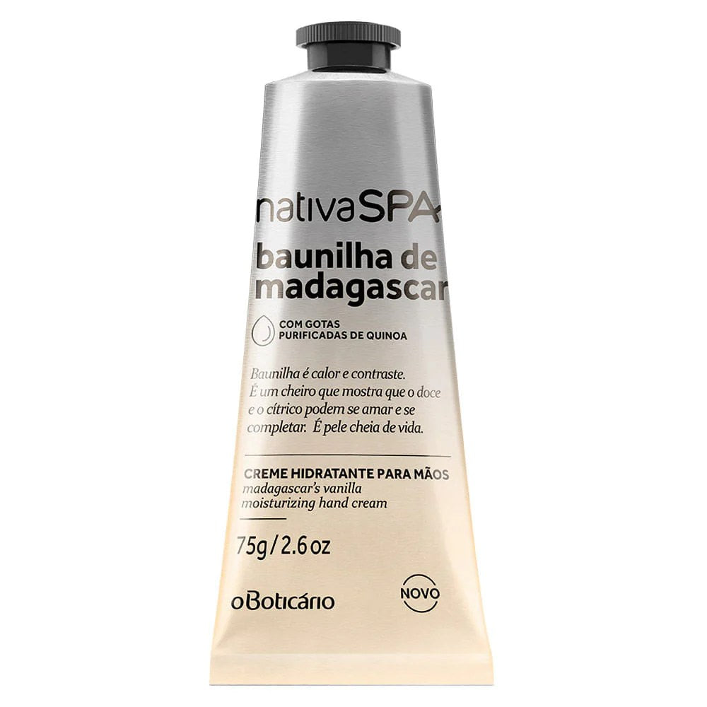Crema mani Madagascar Vaniglia Nativa Spa 75g