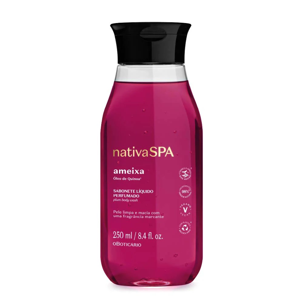 Sapone liquido profumato alla prugna Nativa Spa, 250 ml