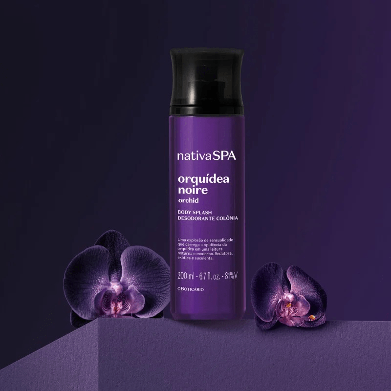 Body Splash Nativa Spa Orquídea Noire, 200ml