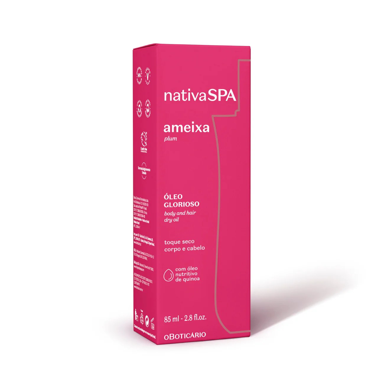 Olio glorioso corpo e capelli Prugna Nativa Spa 85ml