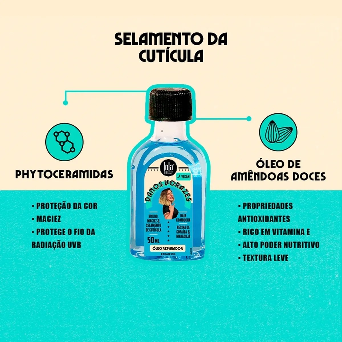 Olio per capelli Danos Vorazes 50ml
