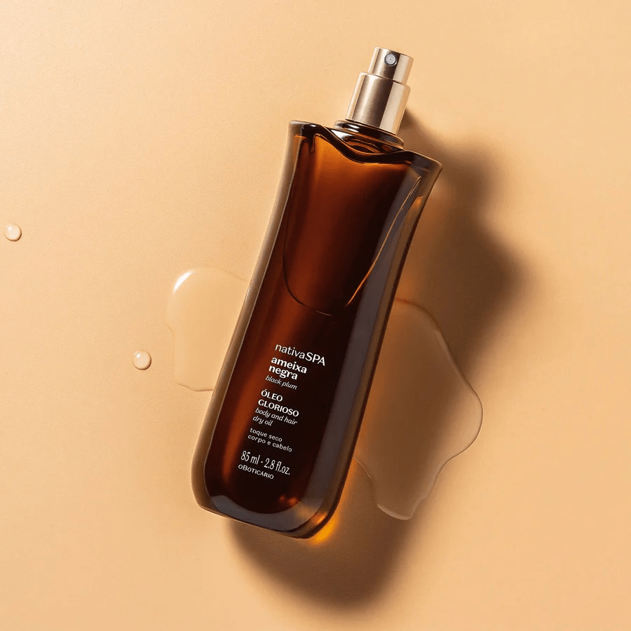 Olio Glorioso corpo e capelli  prugna nera Nativa Spa 85ml