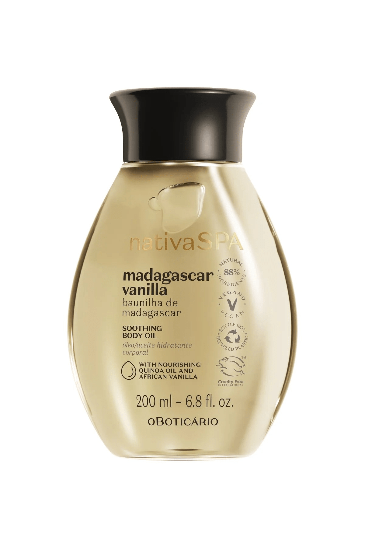 Olio idratante Nativa Spa Madagascar Vaniglia 200ml