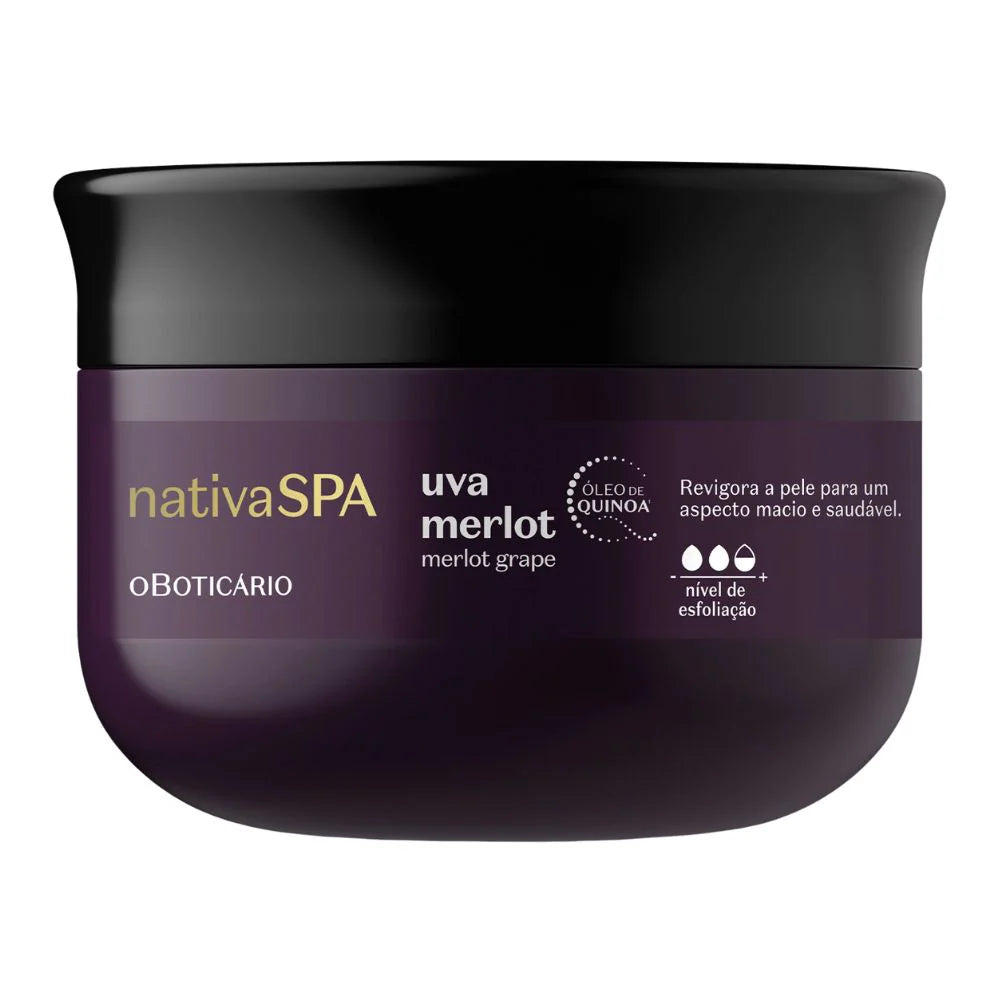 Nativa SPA Esfoliante Corporal Uva Merlot - Scrub esfoliante corpo 200gr