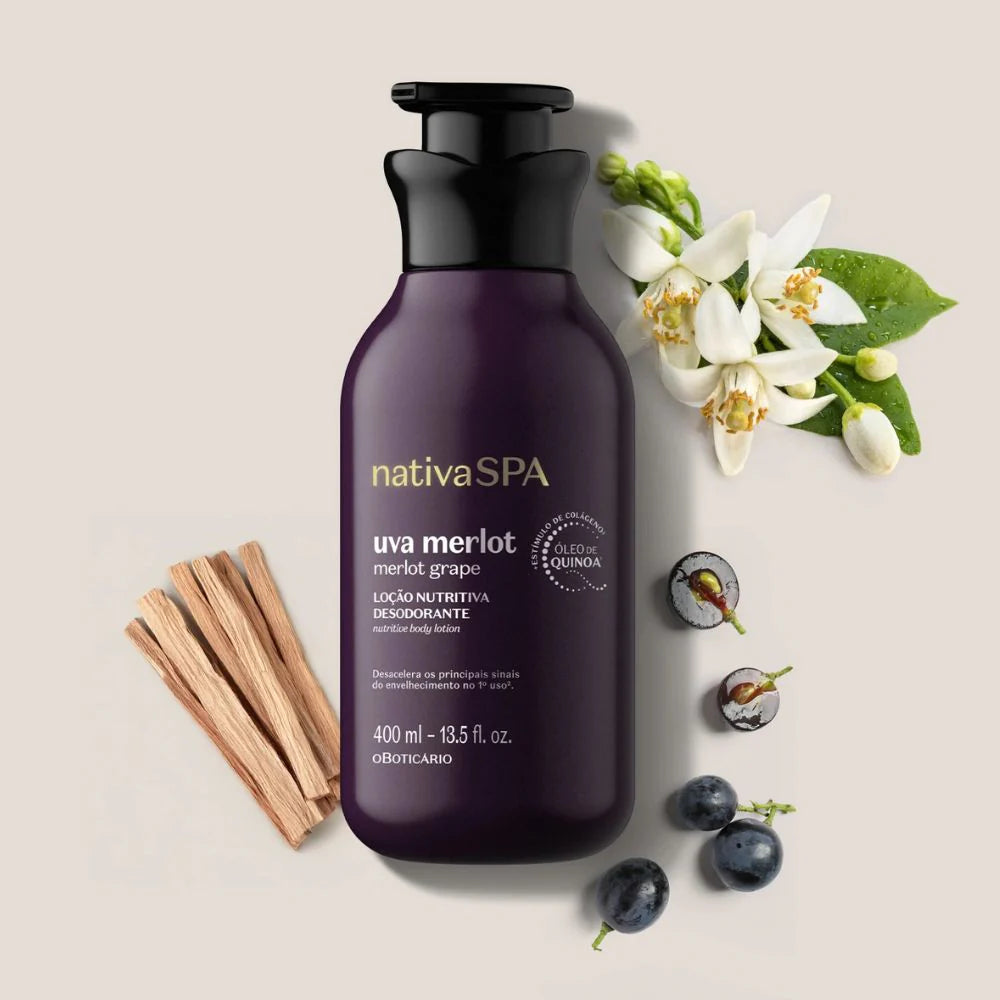 Nativa SPA Loção Nutritiva Uva Merlot - Lozione corpo 400ml