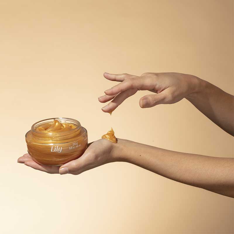 Crema corpo illuminante glow Lily 250g