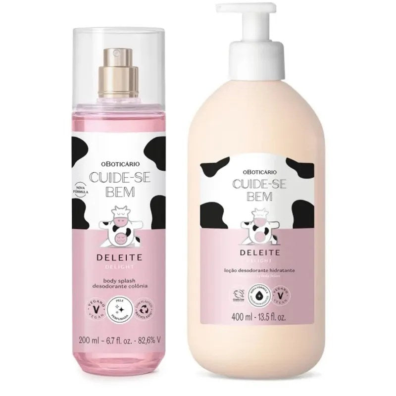 Kit Cuide-se Bem Deleite crema corpo + Body Splash