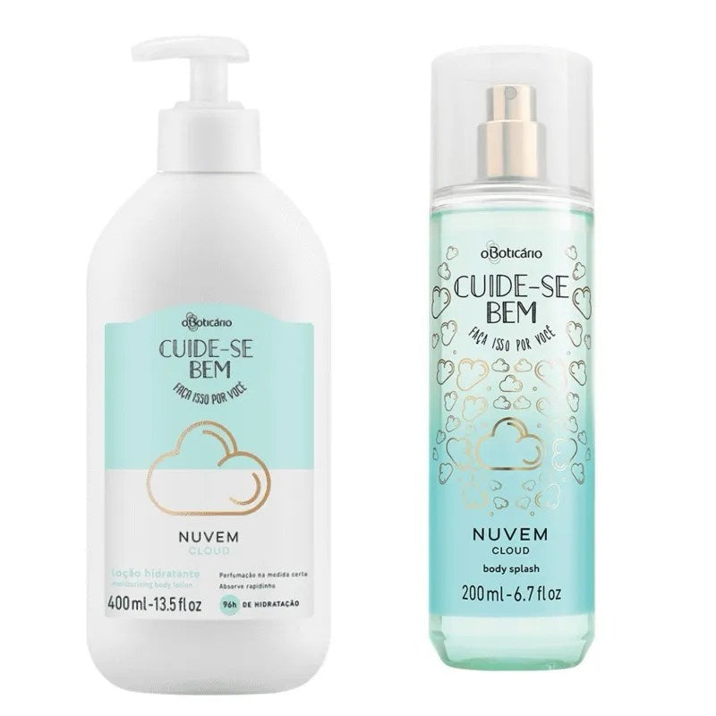 Kit Cuide-se Bem Nuvem crema corpo+ Body Splash