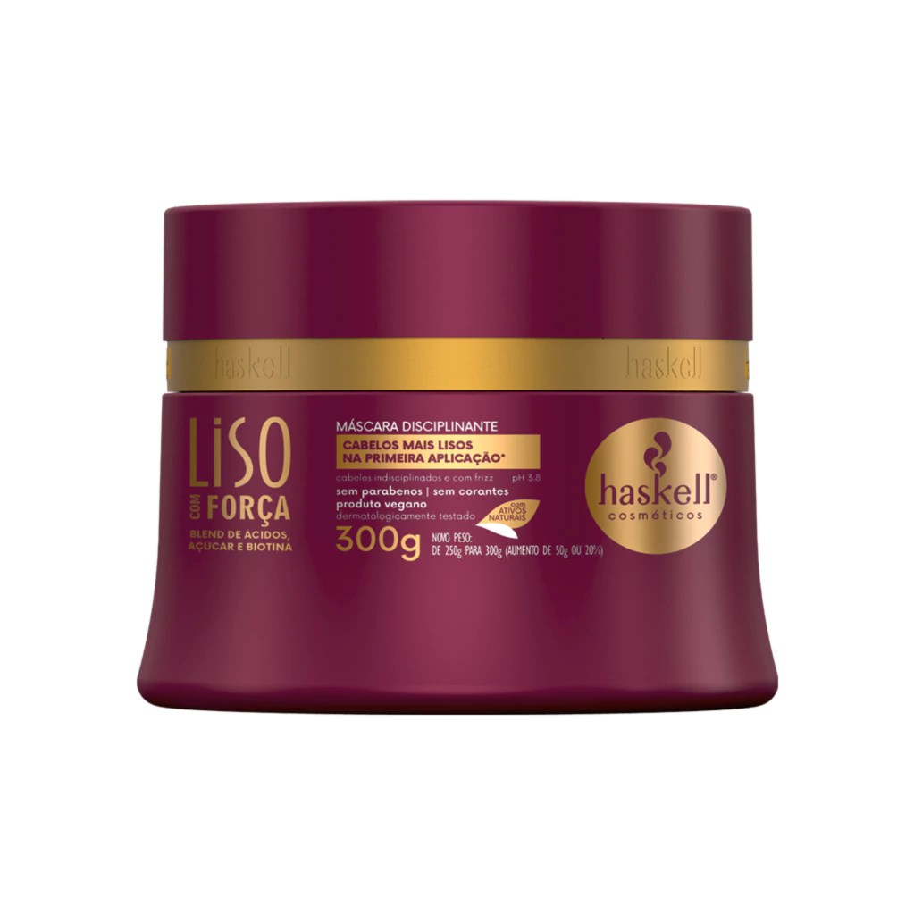 Maschera disciplinante liscio con forza haskell 300 g