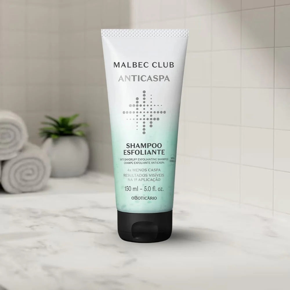 O Boticário Malbec Club Anticaspa - Shampoo esfoliante 150ml